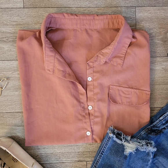 Pink Button Down Shirt - Picture 2 of 7